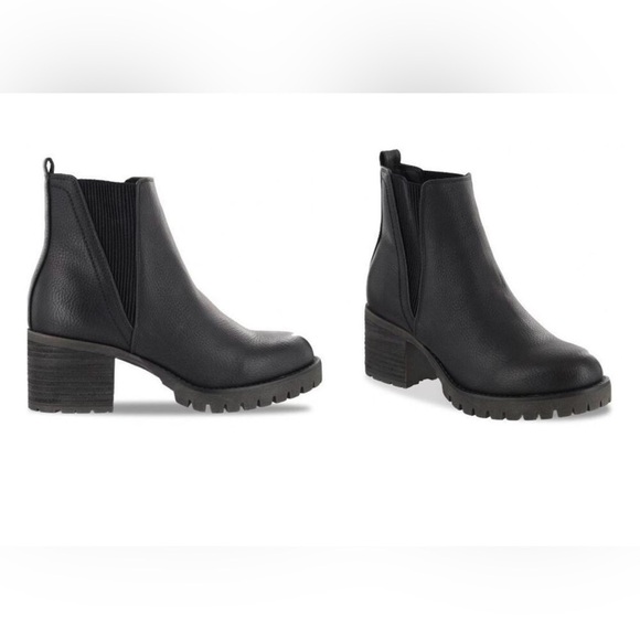 MIA Black Chunky Heel Jody Bootie in Black Women’s size 9 - Picture 8 of 14